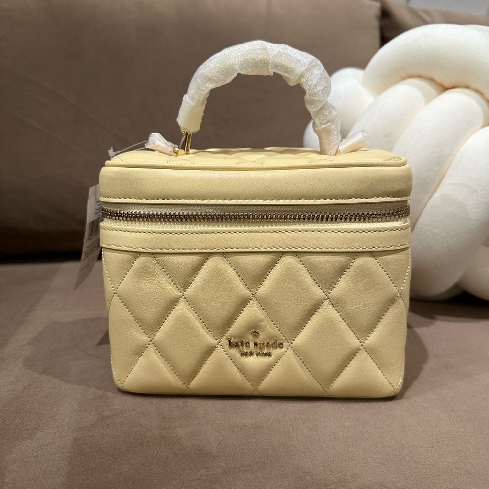 Kate Spade Yellow Carey Trunk Crossbody Handbag